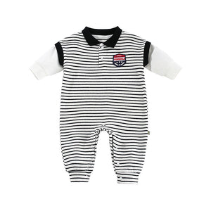 Baby Striped Footies