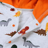 Dinosaur baby footie