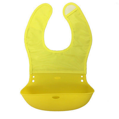 Cartoon silicone baby bib