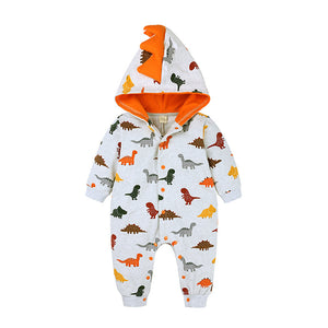 Dinosaur baby footie